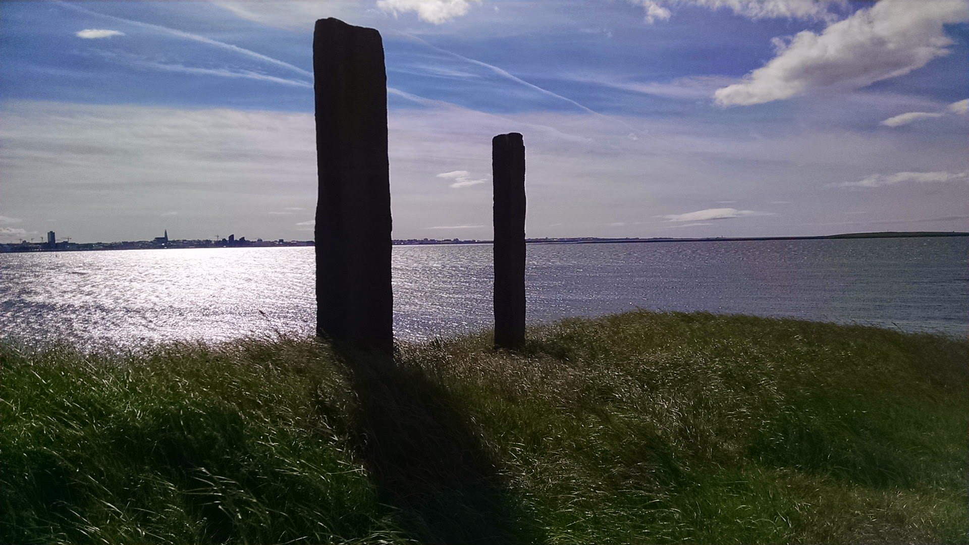 Pair of pillars, Afangar, Videy Island